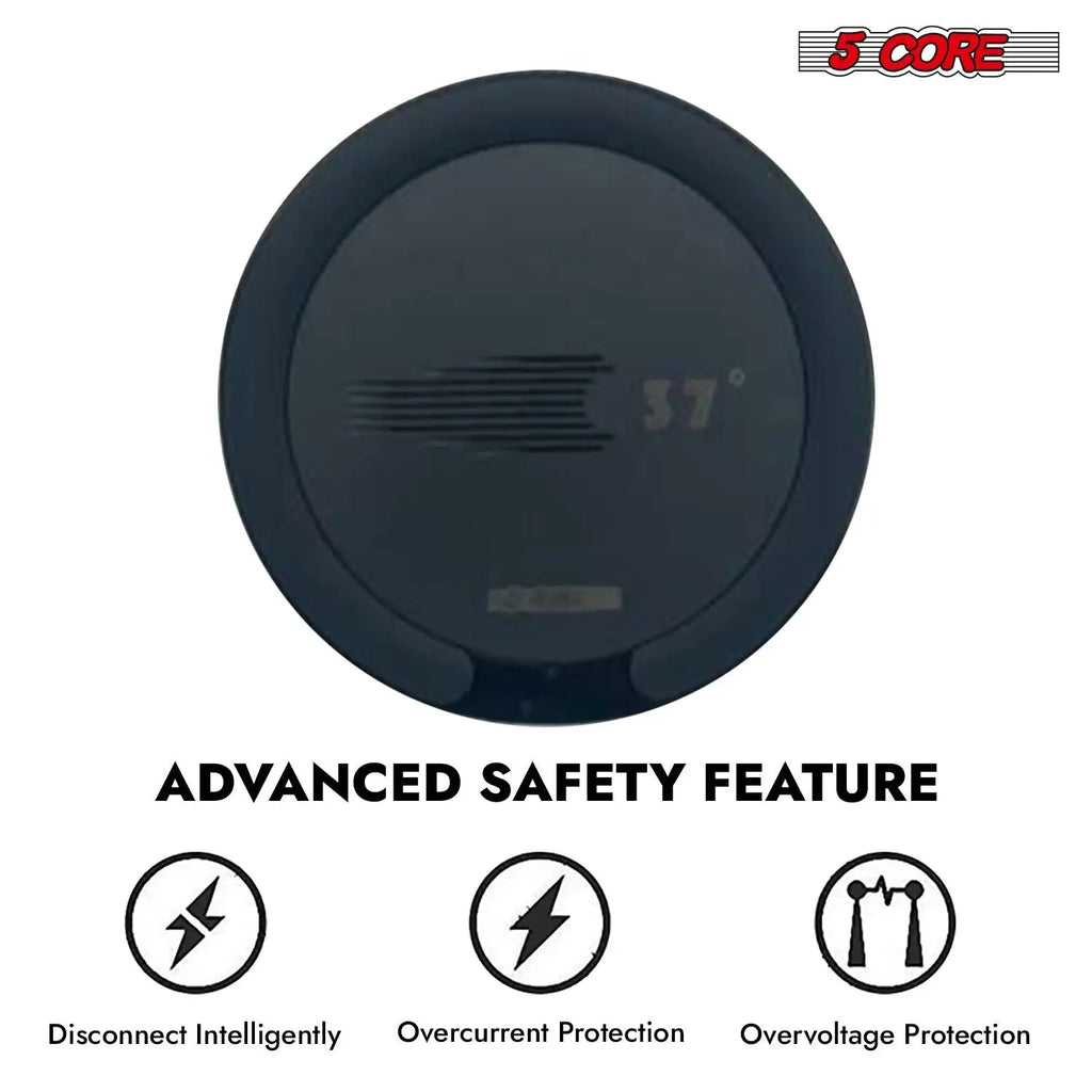 5Core Wireless Phone Charging Pad 15W Qi-Certified Fast Charger Mat Cargador - HONORABLE VETERANS SOLUTIONS