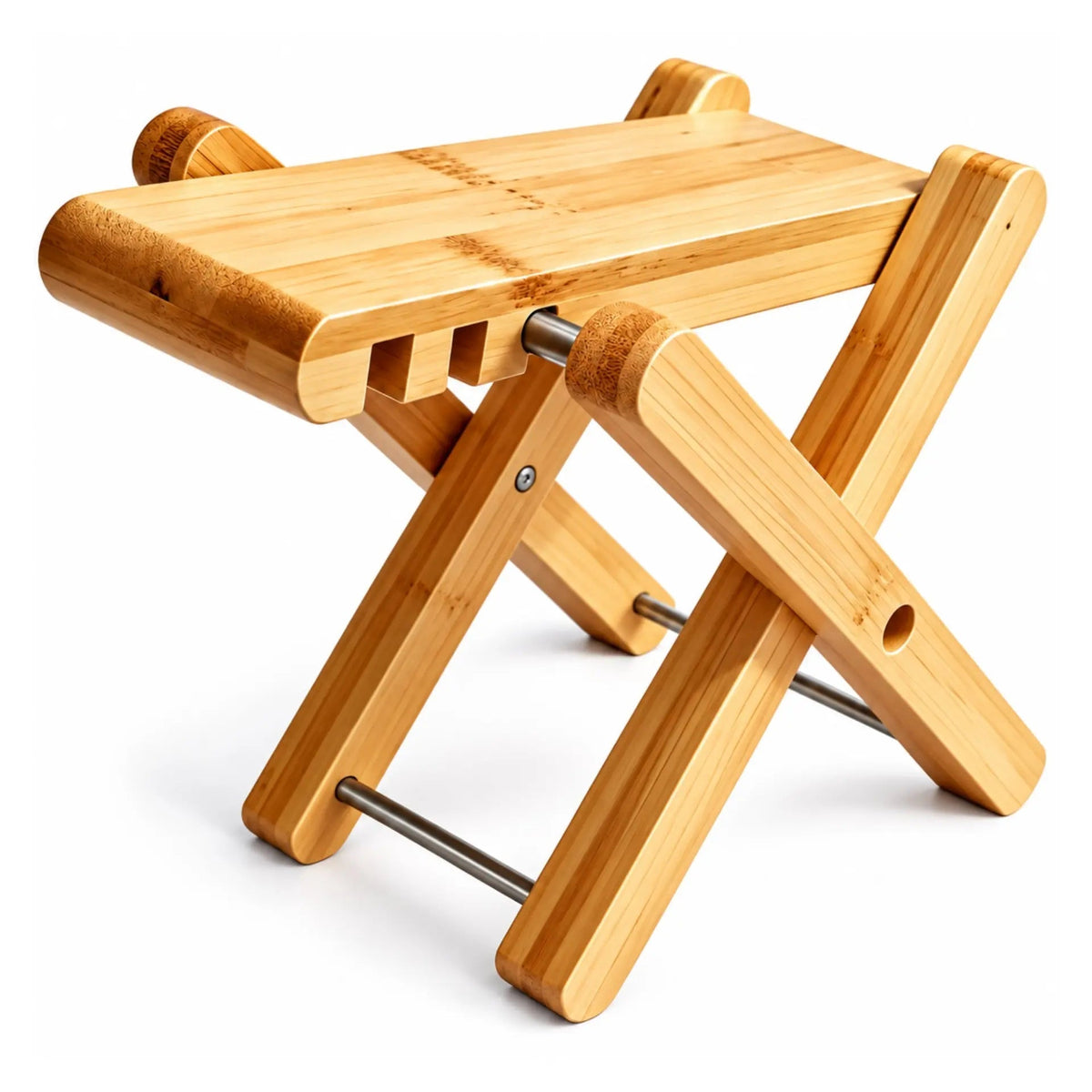 5Core Wooden Guitar Foot Stool 3 Level Adjustable Leg Rest Classical Footrest - HONORABLE VETERANS SOLUTIONS