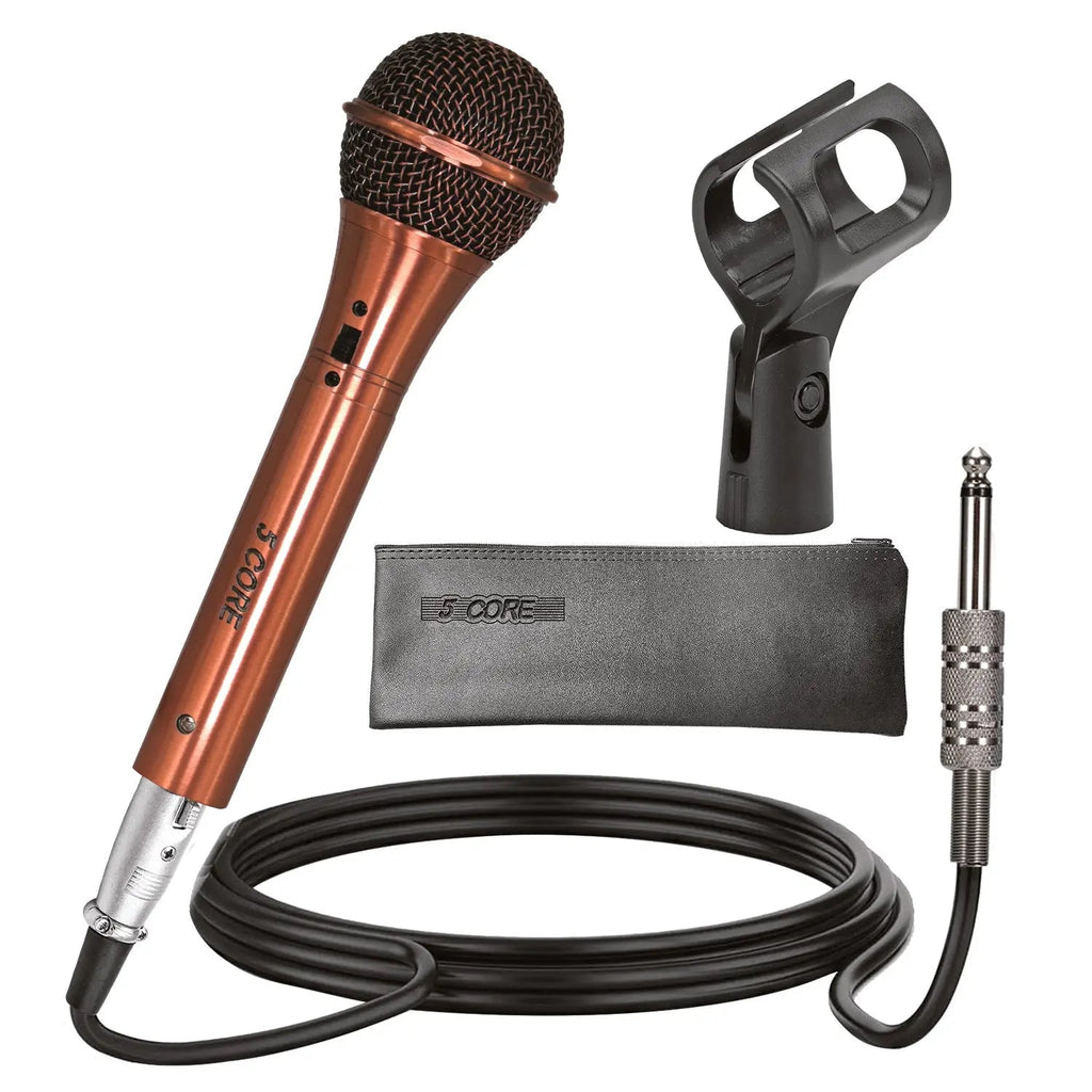 5Core XLR Microphone Dynamic Mic Karaoke Singing Studio Microfono Handheld Mics - HONORABLE VETERANS SOLUTIONS