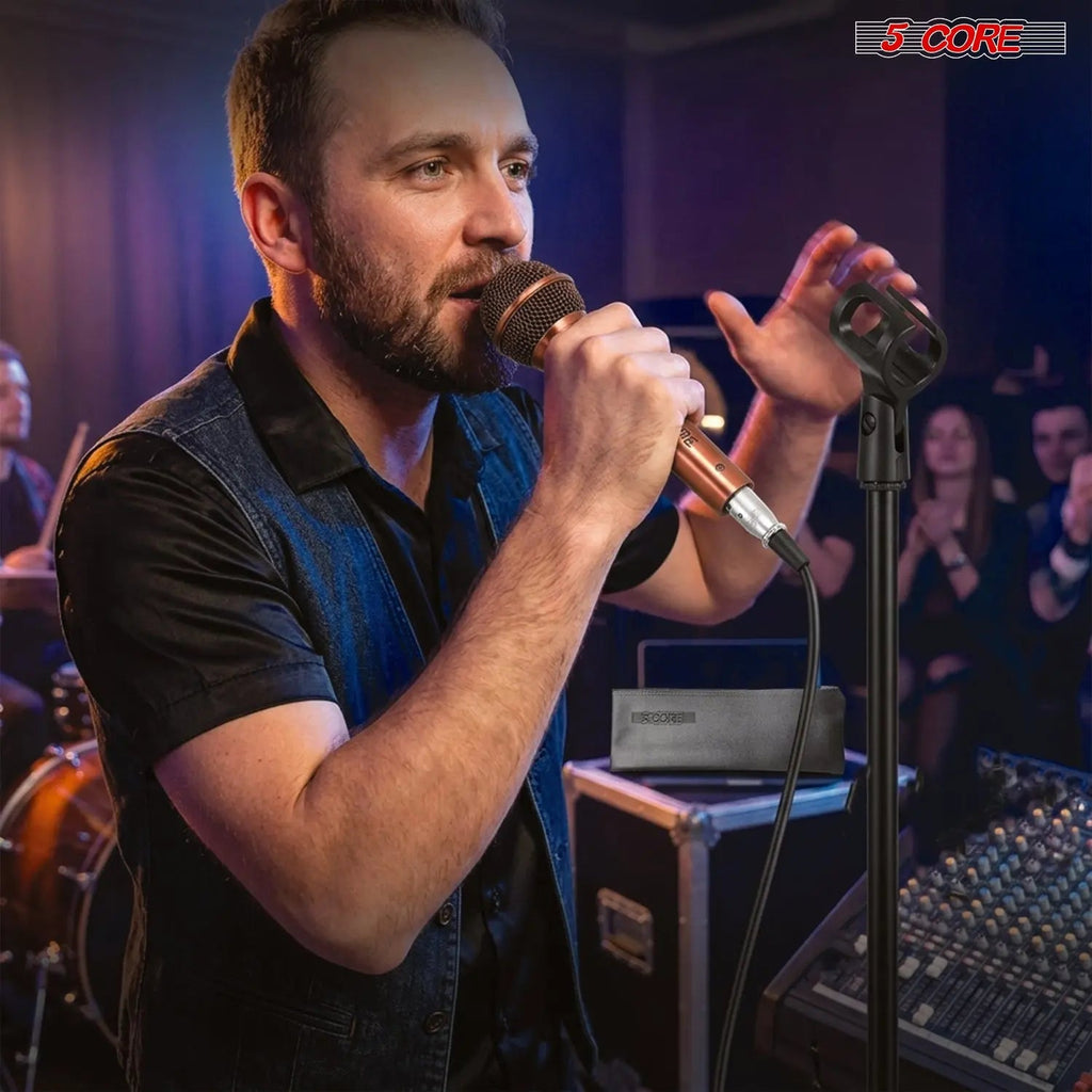 5Core XLR Microphone Dynamic Mic Karaoke Singing Studio Microfono Handheld Mics - HONORABLE VETERANS SOLUTIONS