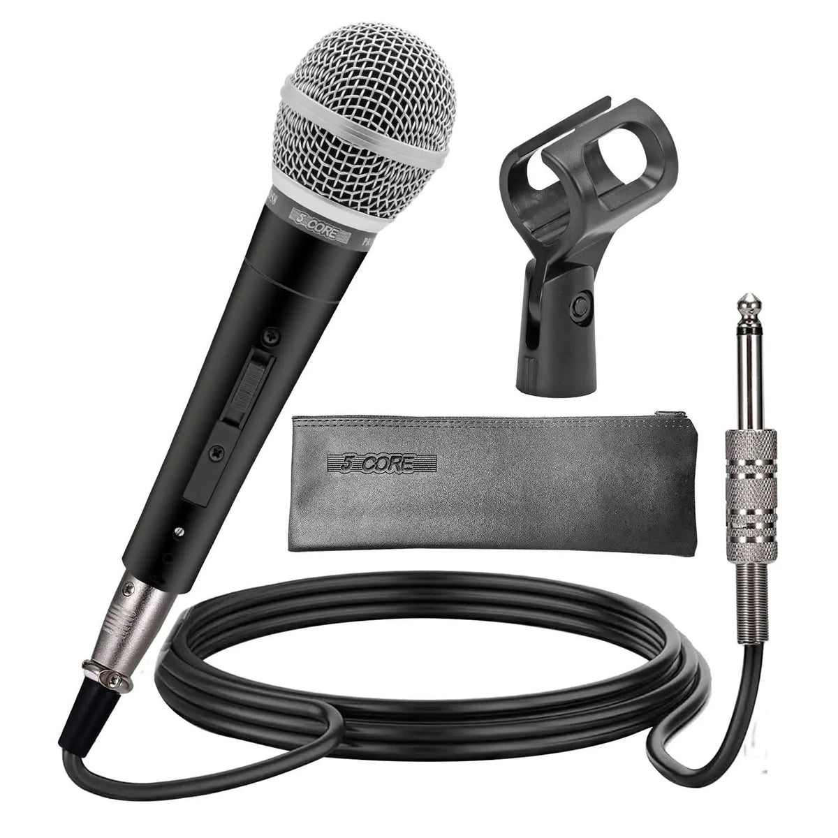 5Core XLR Microphone Dynamic Mic Karaoke Singing Studio Microfono Handheld Mics - HONORABLE VETERANS SOLUTIONS