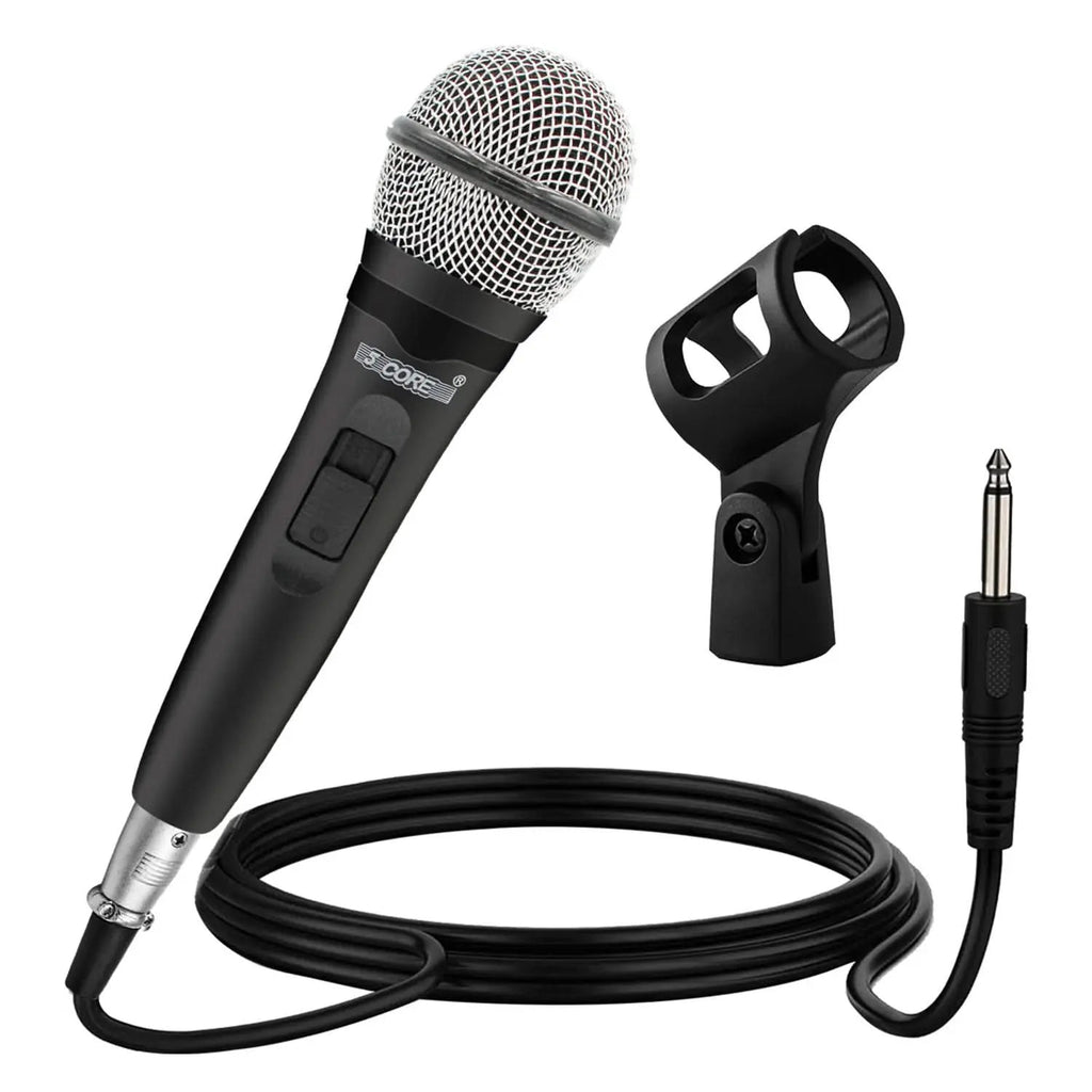 5Core XLR Microphone Dynamic Mic Karaoke Singing Studio Mics Handheld Microfono - HONORABLE VETERANS SOLUTIONS