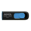 ADATA 128GB UV128 USB 3.0 Memory Pen, Retractable, Capless, Black & Blue - HONORABLE VETERANS SOLUTIONS