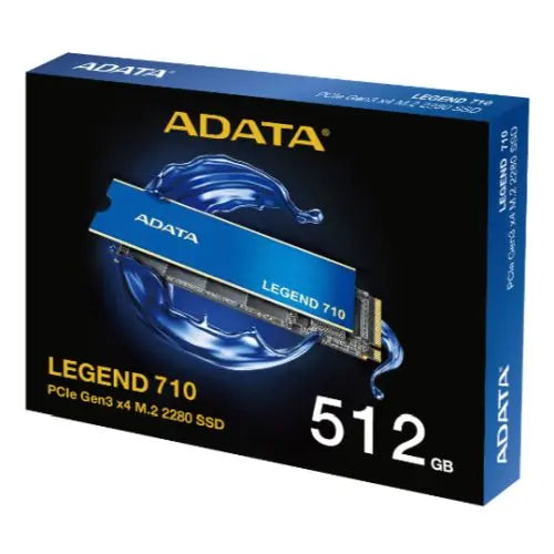 ADATA 512GB Legend 710 M.2 NVMe Gen3 SSD, M.2 2280, PCIe 3.0, 3D NAND, R/W 2400/1600 MB/s - HONORABLE VETERANS SOLUTIONS