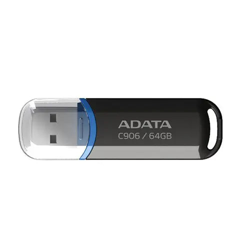 ADATA 64GB C906 USB 2.0 Memory Pen, Compact, Black & Blue - HONORABLE VETERANS SOLUTIONS