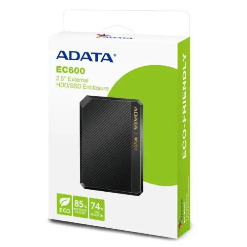 ADATA EC600 2.5" SATA Drive Caddy, USB 3.2 Gen2, USB Powered, Safety Lock, Eco-Friendly - HONORABLE VETERANS SOLUTIONS