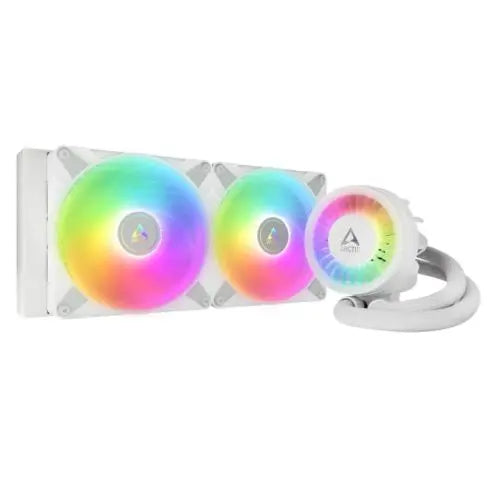 ARCTIC Liquid Freezer III A-RGB 280mm Liquid CPU Cooler, P14 PWM PST ARGB Fans & ARGB PWM Controlled Pump, White - HONORABLE VETERANS SOLUTIONS