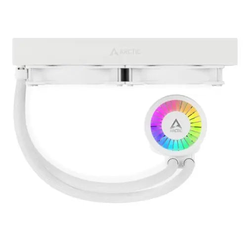 ARCTIC Liquid Freezer III A-RGB 280mm Liquid CPU Cooler, P14 PWM PST ARGB Fans & ARGB PWM Controlled Pump, White - HONORABLE VETERANS SOLUTIONS