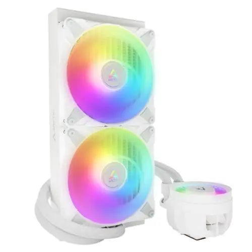 ARCTIC Liquid Freezer III A-RGB 280mm Liquid CPU Cooler, P14 PWM PST ARGB Fans & ARGB PWM Controlled Pump, White - HONORABLE VETERANS SOLUTIONS