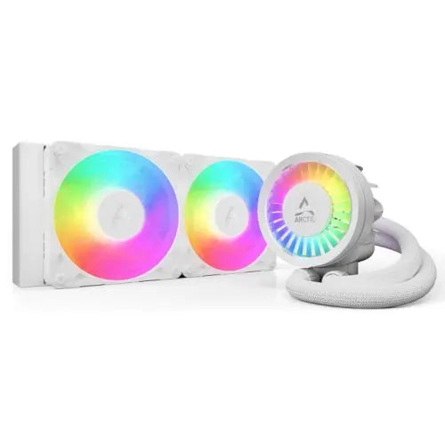 ARCTIC Liquid Freezer III Pro A-RGB 280mm Liquid CPU Cooler, P14 Pro PWM Fans & PWM Controlled Pump, White - HONORABLE VETERANS SOLUTIONS