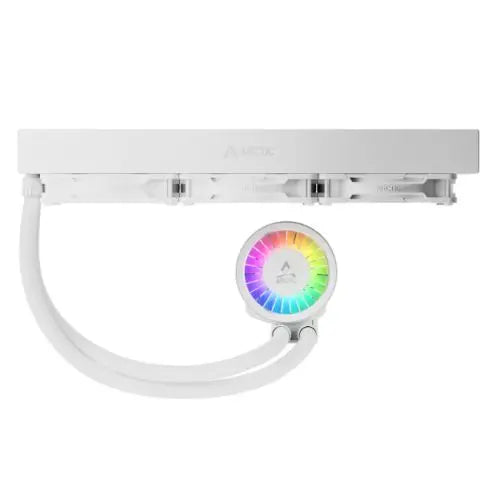 ARCTIC Liquid Freezer III Pro A-RGB 360mm Liquid CPU Cooler, P12 Pro PWM Fans & PWM Controlled Pump, White - HONORABLE VETERANS SOLUTIONS