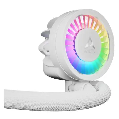 ARCTIC Liquid Freezer III Pro A-RGB 360mm Liquid CPU Cooler, P12 Pro PWM Fans & PWM Controlled Pump, White - HONORABLE VETERANS SOLUTIONS