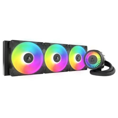 ARCTIC Liquid Freezer III Pro A-RGB 420mm Liquid CPU Cooler, P14 Pro PWM Fans & PWM Controlled Pump, Black - HONORABLE VETERANS SOLUTIONS