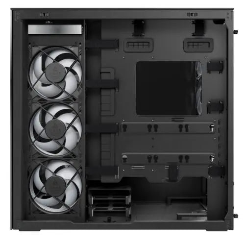 ARCTIC Xtender (Mirror Black) Case w/ Mirror Glass Side and Front, E-ATX, 5x ARGB Fans, ARGB PSU Shroud, Mesh Airflow, USB-C 10Gbps - HONORABLE VETERANS SOLUTIONS