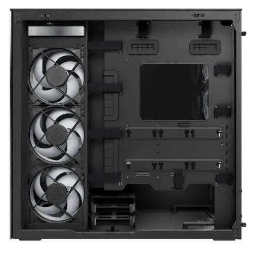 ARCTIC Xtender (VG Black) Case w/ Tinted Glass Side and Front, E-ATX, 5x ARGB Fans, ARGB PSU Shroud, Mesh Airflow, GPU Vertical Mount, USB-C 10Gbps - HONORABLE VETERANS SOLUTIONS