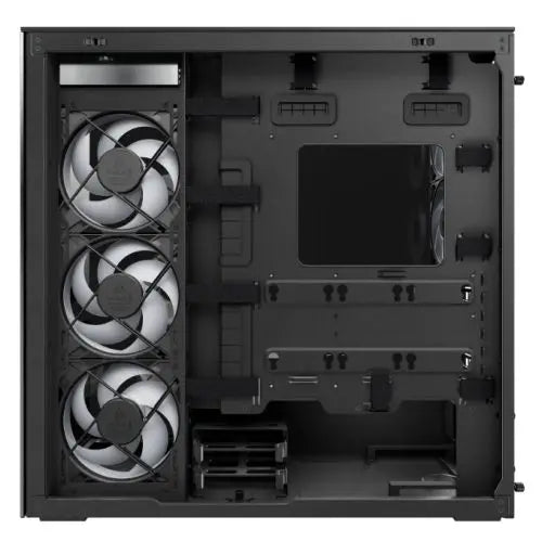 ARCTIC Xtender (VG Mirror Black) Case w/ Mirror Glass Side and Front, E-ATX, 5x ARGB Fans, ARGB PSU Shroud, Mesh Airflow, GPU Vertical Mount, USB-C 10Gbps - HONORABLE VETERANS SOLUTIONS