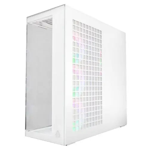 ARCTIC Xtender (White) Case w/ Clear Glass Side and Front, E-ATX, 5x ARGB Fans, ARGB PSU Shroud, Mesh Airflow, USB-C 10Gbps - HONORABLE VETERANS SOLUTIONS