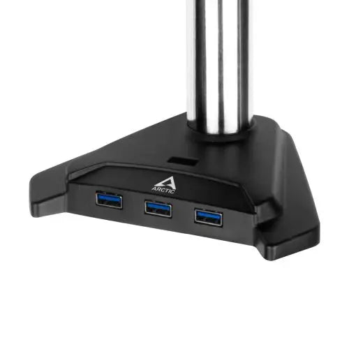 ARCTIC Z2 Pro (Gen3) Dual Monitor Arm with 4-Port USB 3.0 Hub, Up to 34" Monitors / 29" Ultrawide, 180° Swivel, 360° Rotation - HONORABLE VETERANS SOLUTIONS