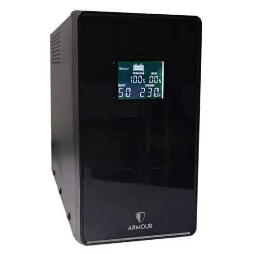 Armour 1200VA UPS, 720W, LCD Display, 3x UK Plug, 2x RJ45, 3x IEC, USB - HONORABLE VETERANS SOLUTIONS