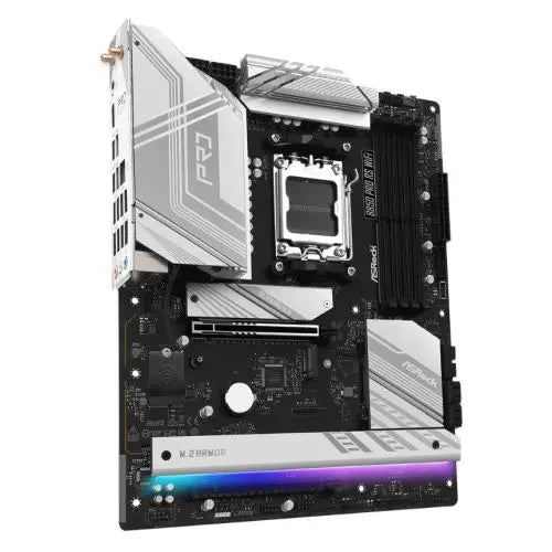 Asrock B850 PRO RS WIFI, AMD B850, AM5, ATX, 4 DDR5, HDMI, USB-C (DP-alt), Wi-Fi 6E, 2.5G LAN, RGB, 4x M.2 - HONORABLE VETERANS SOLUTIONS