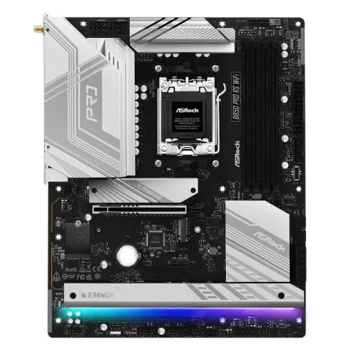 Asrock B850 PRO RS WIFI, AMD B850, AM5, ATX, 4 DDR5, HDMI, USB-C (DP-alt), Wi-Fi 6E, 2.5G LAN, RGB, 4x M.2 - HONORABLE VETERANS SOLUTIONS