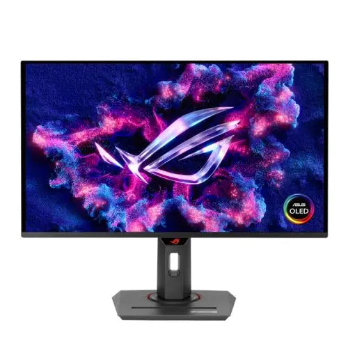 Asus 26.5" ROG Strix OLED 4K HDR Gaming Monitor (XG27UCDMG), QD-OLED, 3840 x 2160, 0.03ms, USB, 240Hz, Heatsink, Anti-Flicker 2.0, VESA - HONORABLE VETERANS SOLUTIONS