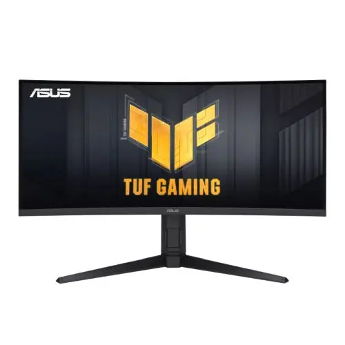 Asus 34" TUF Gaming UWQHD Ultra-wide Curved Monitor (VG34VQEL1A), 3440 x 1440, 1ms, 100Hz, USB, 125% sRGB, HDR-10, VESA - HONORABLE VETERANS SOLUTIONS