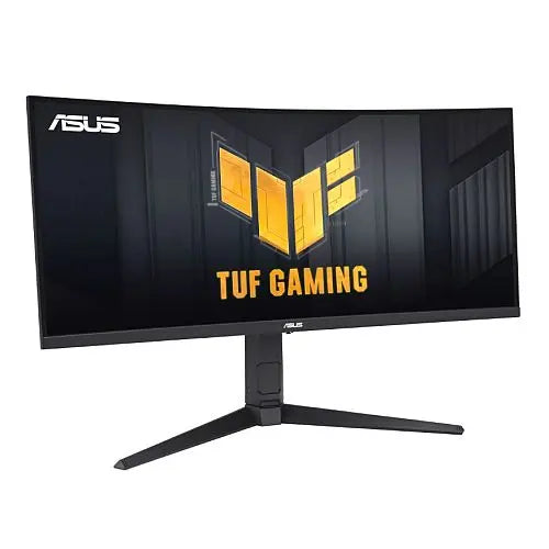 Asus 34" TUF Gaming UWQHD Ultra-wide Curved Monitor (VG34VQEL1A), 3440 x 1440, 1ms, 100Hz, USB, 125% sRGB, HDR-10, VESA - HONORABLE VETERANS SOLUTIONS