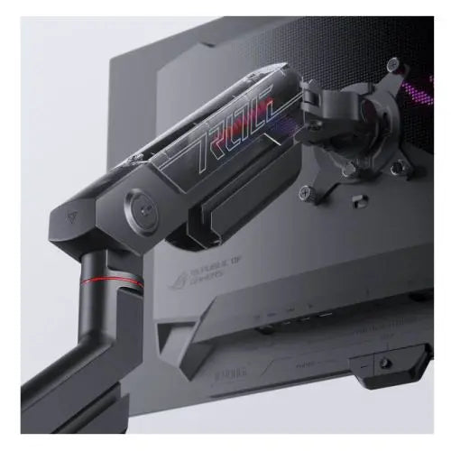 Asus (AAS01) ROG Ergo Monitor Arm, Up to 34" Monitors, Height, Tilt, Swivel, Cable Management, VESA 100 x 100 mm - HONORABLE VETERANS SOLUTIONS