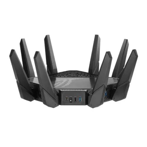 ASUS (GT-AX11000 PRO) ROG Rapture AX11000 Wireless Tri-Band Wi-Fi 6 Gaming Router, 10G LAN, 2.5G WAN, AiMesh, RangeBoost Plus, RGB - HONORABLE VETERANS SOLUTIONS