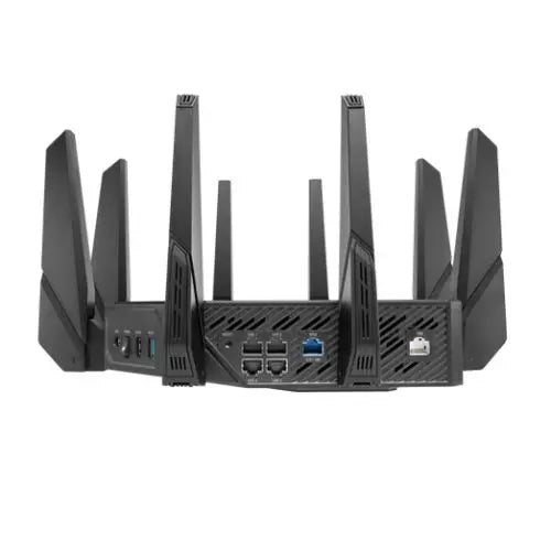 ASUS (GT-AX11000 PRO) ROG Rapture AX11000 Wireless Tri-Band Wi-Fi 6 Gaming Router, 10G LAN, 2.5G WAN, AiMesh, RangeBoost Plus, RGB - HONORABLE VETERANS SOLUTIONS