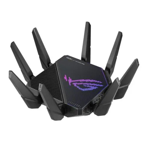 ASUS (GT-AX11000 PRO) ROG Rapture AX11000 Wireless Tri-Band Wi-Fi 6 Gaming Router, 10G LAN, 2.5G WAN, AiMesh, RangeBoost Plus, RGB - HONORABLE VETERANS SOLUTIONS