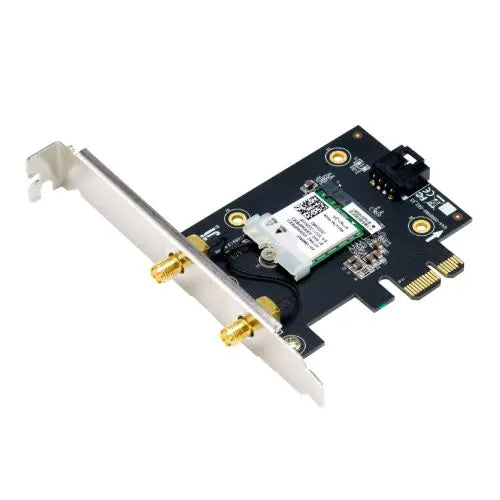 Asus (PCE-AXE5400) AXE5400 Wi-Fi 6E Tri-Band PCI Express Adapter, Bluetooth 5.2, OFDMA & MU-MIMO - HONORABLE VETERANS SOLUTIONS