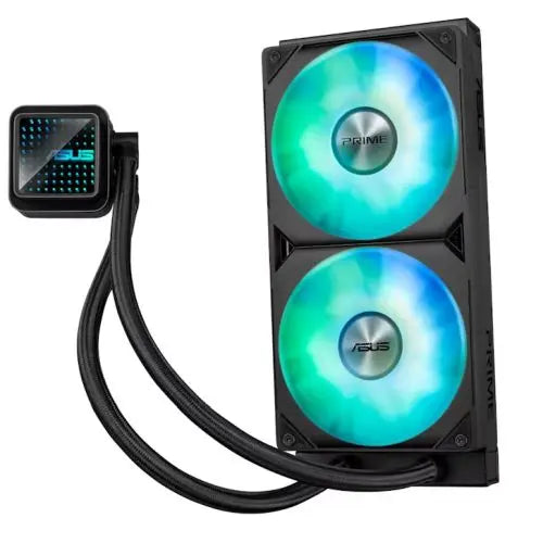 Asus PRIME LC 240 ARGB 240mm Liquid CPU Cooler, ARGB Fans, Customisable Infinity Mirror Lenses - HONORABLE VETERANS SOLUTIONS