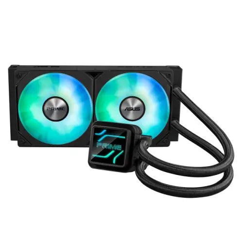 Asus PRIME LC 240 ARGB 240mm Liquid CPU Cooler, ARGB Fans, Customisable Infinity Mirror Lenses - HONORABLE VETERANS SOLUTIONS