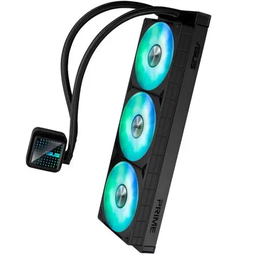 Asus PRIME LC 360 ARGB 360mm Liquid CPU Cooler, ARGB Fans, Customisable Infinity Mirror Lenses, Black - HONORABLE VETERANS SOLUTIONS