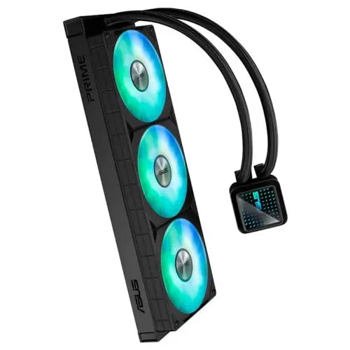 Asus PRIME LC 360 ARGB 360mm Liquid CPU Cooler, ARGB Fans, Customisable Infinity Mirror Lenses, Black - HONORABLE VETERANS SOLUTIONS