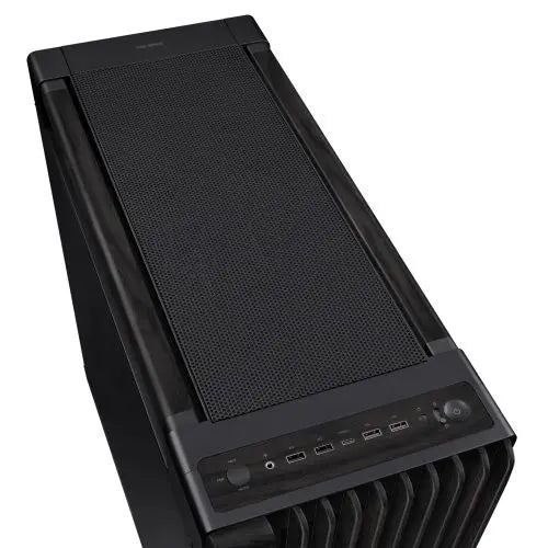 Asus ProArt PA602 Wood Gaming Case, E-ATX, Front Grill, 2x 200mm Fans, PWM Fan Hub, IR Dust Indicator, USB-C 20Gps, Black - HONORABLE VETERANS SOLUTIONS