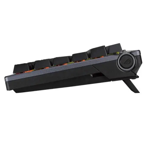 Asus ROG AZOTH Compact 75% Mechanical RGB Gaming Keyboard, Wireless/Btooth/USB, Hot-Swap ROG NX Snow Switches, OLED Display, Control Knob, Mac Support, Black - HONORABLE VETERANS SOLUTIONS
