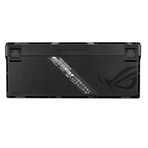Asus ROG AZOTH Compact 75% Mechanical RGB Gaming Keyboard, Wireless/Btooth/USB, Hot-Swap ROG NX Snow Switches, OLED Display, Control Knob, Mac Support, Black - HONORABLE VETERANS SOLUTIONS