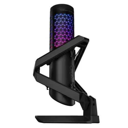 Asus ROG Carnyx USB Gaming Microphone, Studio-Grade 25mm Condenser, 192kHz/24-bit, High-Pass Filter, Pop Filter, Metal Mount, RGB Lighting, Black - HONORABLE VETERANS SOLUTIONS