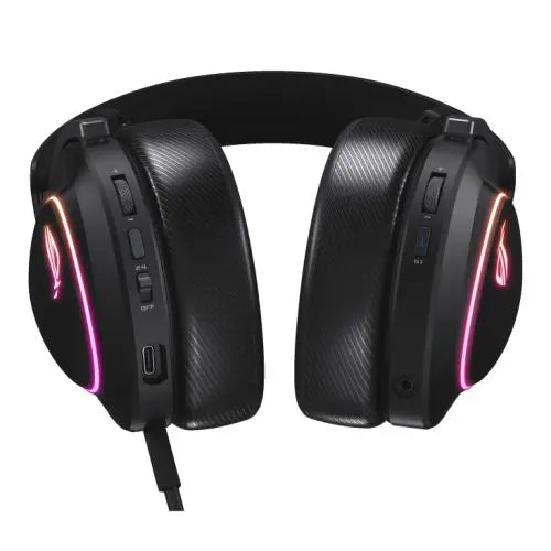 Asus ROG DELTA II Tri-Mode Wireless Gaming Headset, 2.4GHz/Btooth/3.5mm Jack, 50mm Titanium Drivers, DualFlow Audio, 110-Hour Battery, RGB - HONORABLE VETERANS SOLUTIONS