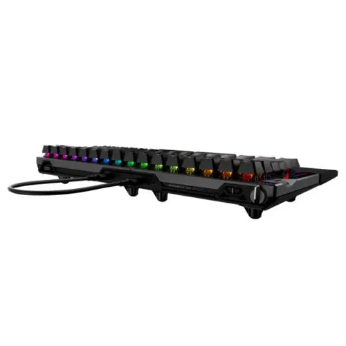 Asus ROG FALCATA Compact 75% Split RGB Gaming Keyboard, Wireless/Btooth/USB, Magnetic Switches, Rapid Trigger, Multi-Function Wheel, Black - HONORABLE VETERANS SOLUTIONS