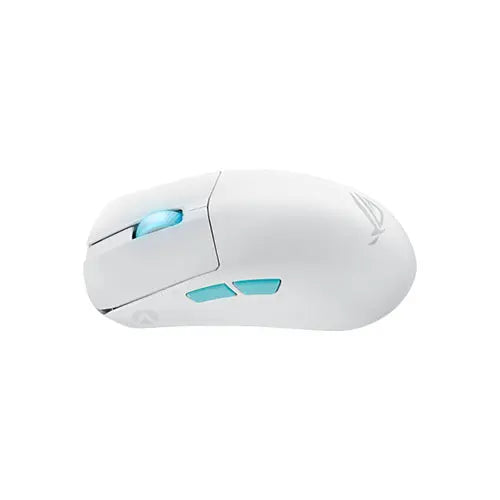 Asus ROG Harpe Ace Aim Lab Edition Gaming Mouse, Wireless/Bluetooth/USB, Synergistic Software, RGB, Mouse Grip Tape, White - HONORABLE VETERANS SOLUTIONS