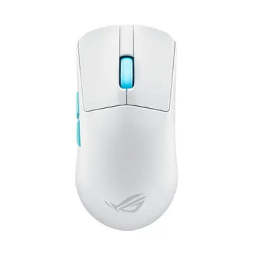 Asus ROG Harpe Ace Aim Lab Edition Gaming Mouse, Wireless/Bluetooth/USB, Synergistic Software, RGB, Mouse Grip Tape, White - HONORABLE VETERANS SOLUTIONS