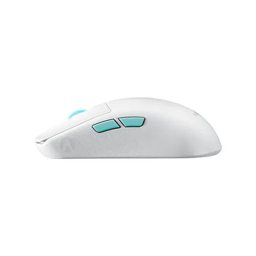Asus ROG Harpe Ace Aim Lab Edition Gaming Mouse, Wireless/Bluetooth/USB, Synergistic Software, RGB, Mouse Grip Tape, White - HONORABLE VETERANS SOLUTIONS