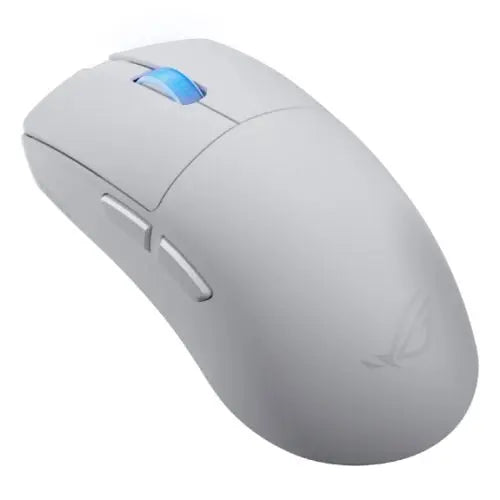 Asus ROG Harpe II Ace Gaming Mouse, Wireless/Bluetooth/USB, 48g Lightweight, 42000 DPI, 8K Polling, 5 Programmable Buttons, White - HONORABLE VETERANS SOLUTIONS
