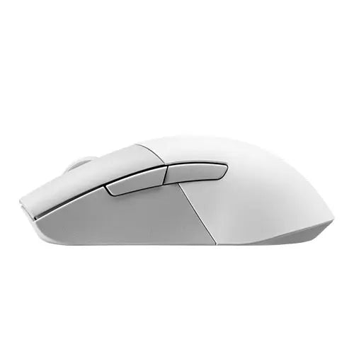 Asus ROG Keris AimPoint Wired/Wireless/Bluetooth Optical Gaming Mouse, 36000 DPI, Swappable Switches, RGB, Mouse Grip Tape, White - HONORABLE VETERANS SOLUTIONS