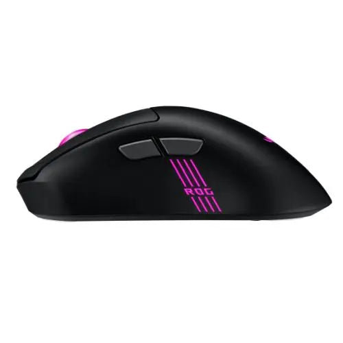 Asus ROG Keris II Origin Wireless Lightweight RGB Gaming Mouse, Wired/Wireless/Btooth, AimPoint Pro Sensor, Push-Fit Switch Socket, 42000 DPI, Black - HONORABLE VETERANS SOLUTIONS