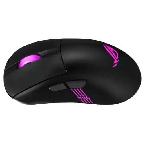 Asus ROG Keris II Origin Wireless Lightweight RGB Gaming Mouse, Wired/Wireless/Btooth, AimPoint Pro Sensor, Push-Fit Switch Socket, 42000 DPI, Black - HONORABLE VETERANS SOLUTIONS